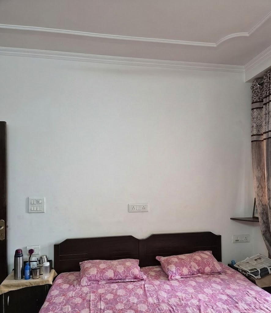 Wall before